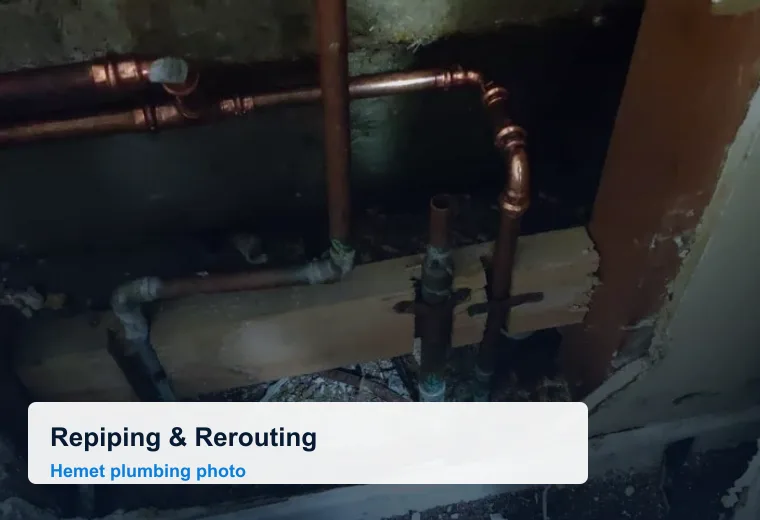 Repiping & Rerouting in Hemet