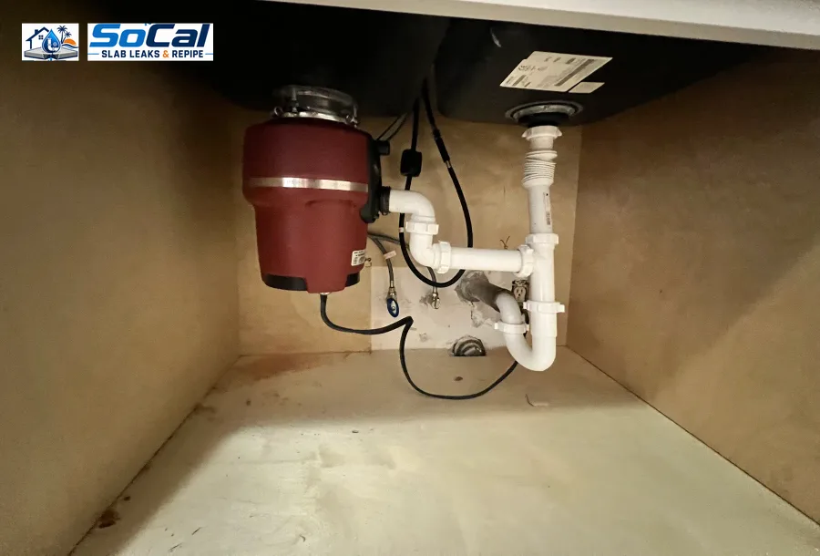Appliance Supply Line Leak Repair photo for Banning homeowners showing small plumbing repair documentation