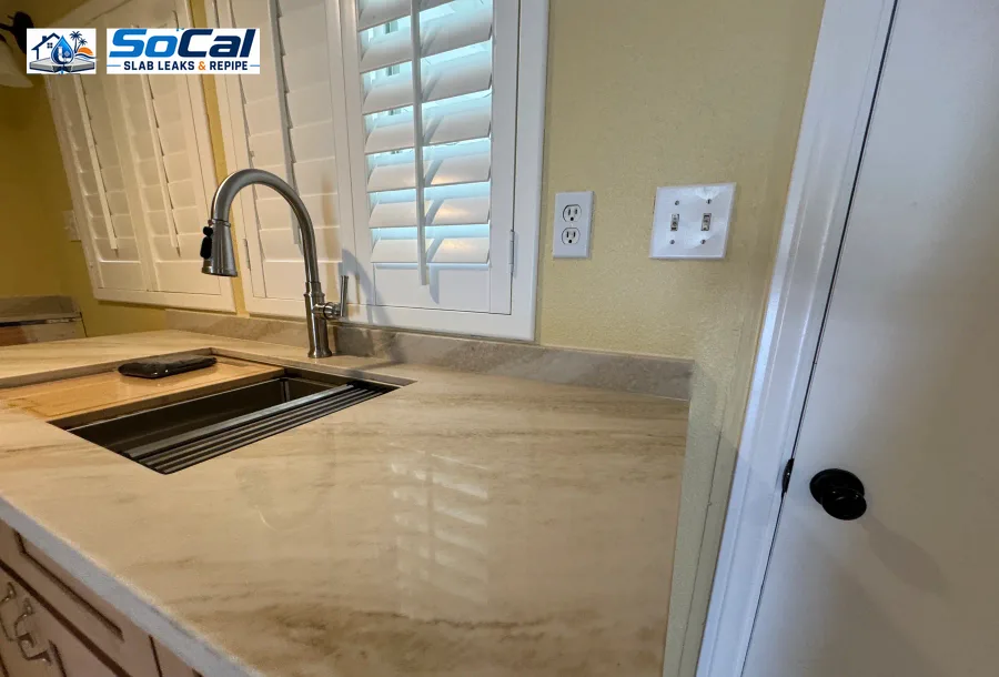 Faucet Replacement photo for San Jacinto homeowners showing small plumbing repair documentation