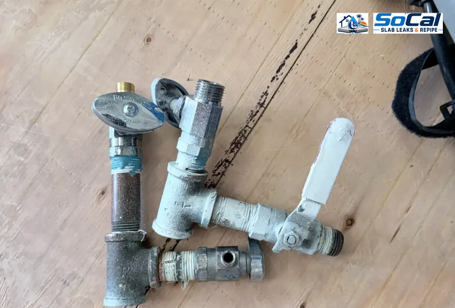 Shutoff Valve Replacement photo for Beaumont homeowners showing small plumbing repair documentation